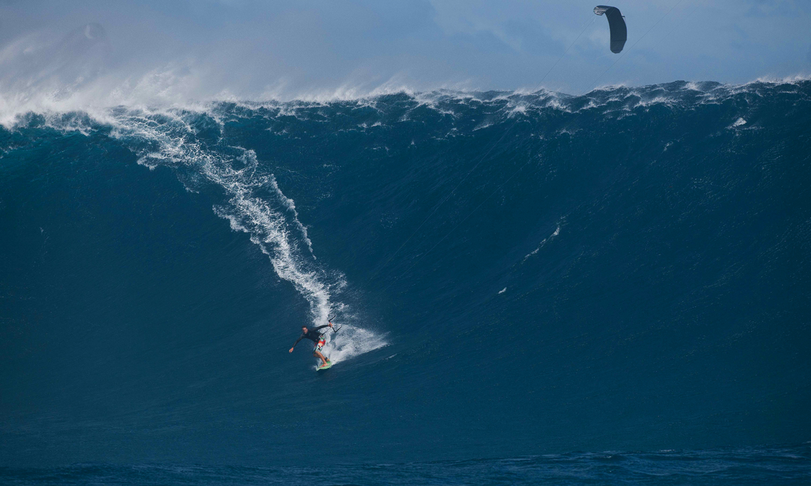 Ben Wilson on what must be the biggest wave ever kitesurfed