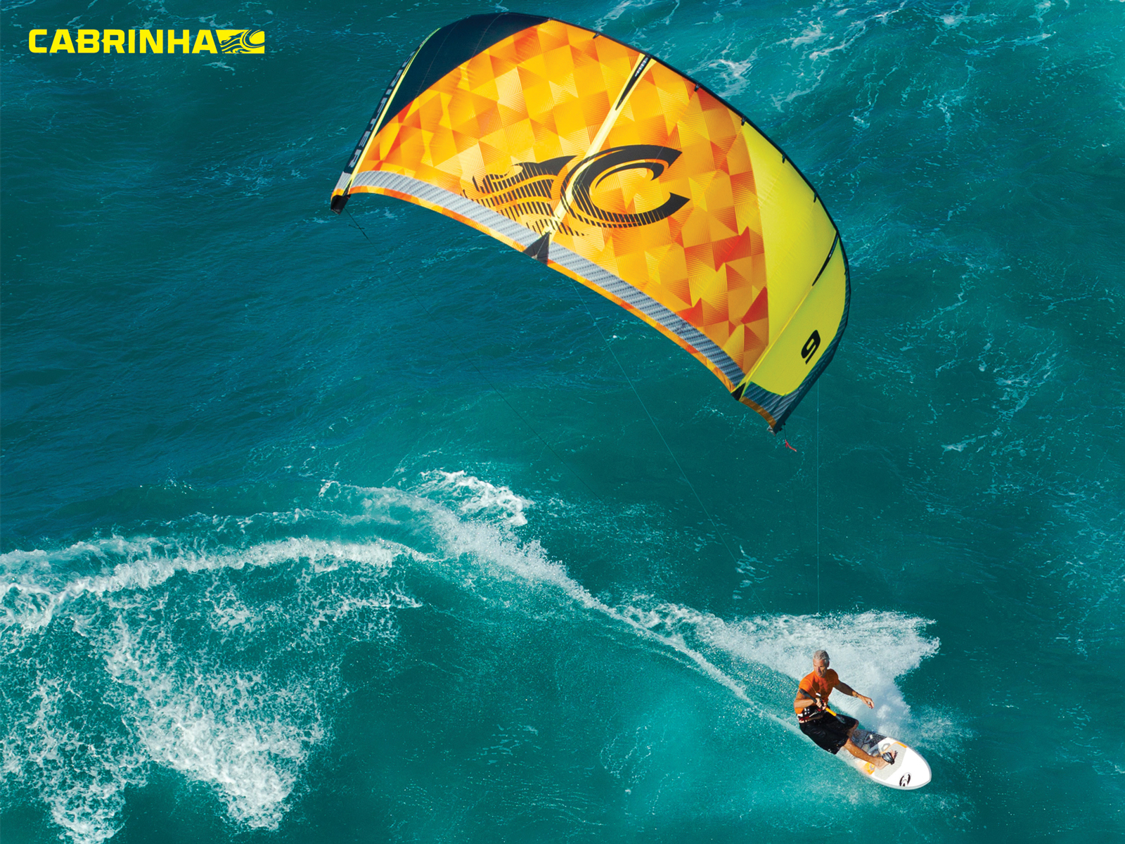 kitesurf wallpaper image - Pete Cabrinha on the 2015 drifter kite in Hawaii. - in resolution: Standard 4:3 1600 X 1200