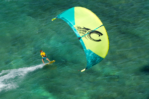 Kitesurfing  on the 2015 Cabrinha Contra kite